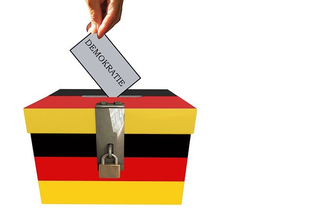 Wahlurne, Bundestagspräsidentschaftswahl Vertretung MdB Vers. Demokratie
