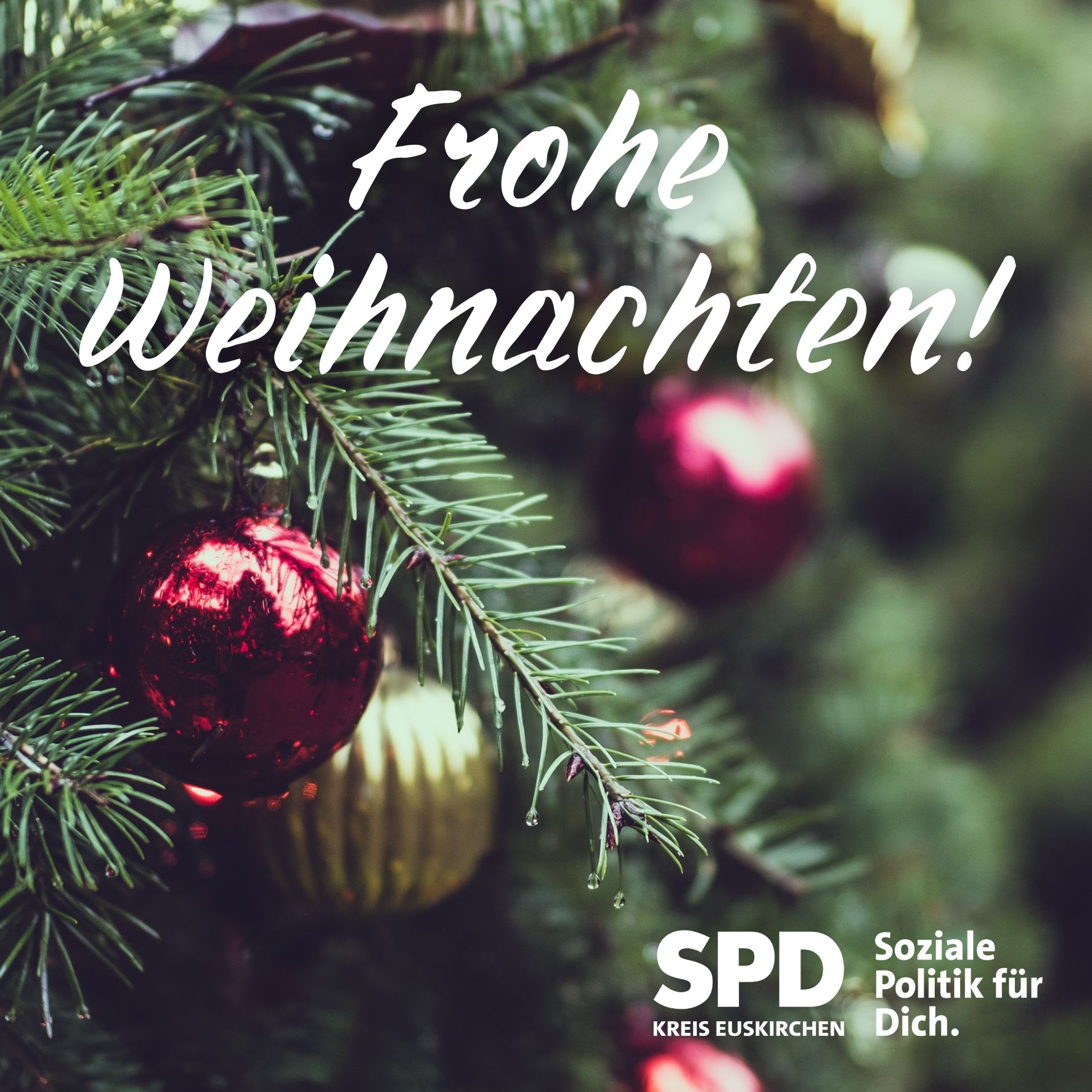 Frohe Feiertage und ein erfolgreiches neues Jahr! SPD Schleiden