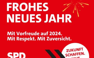Die SPD Schleiden wünscht Ihnen ein frohes neues Jahr.