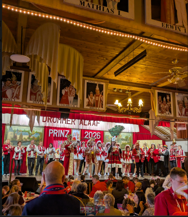Karnevalistischer Bürgermeisterempfang in Dreiborn, im Saal Hilger