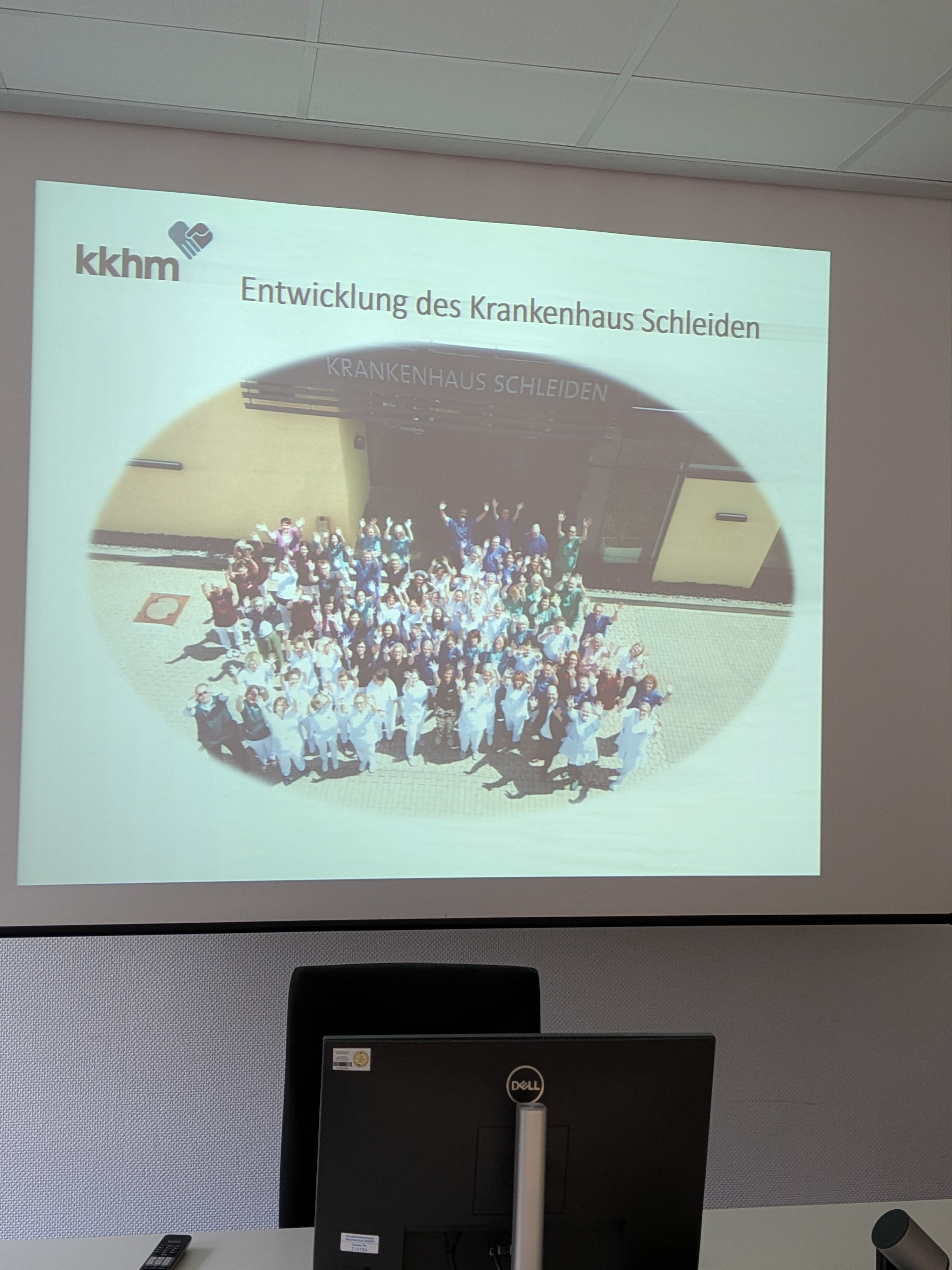 Fraktion vor Ort im Krankenhaus Schleiden